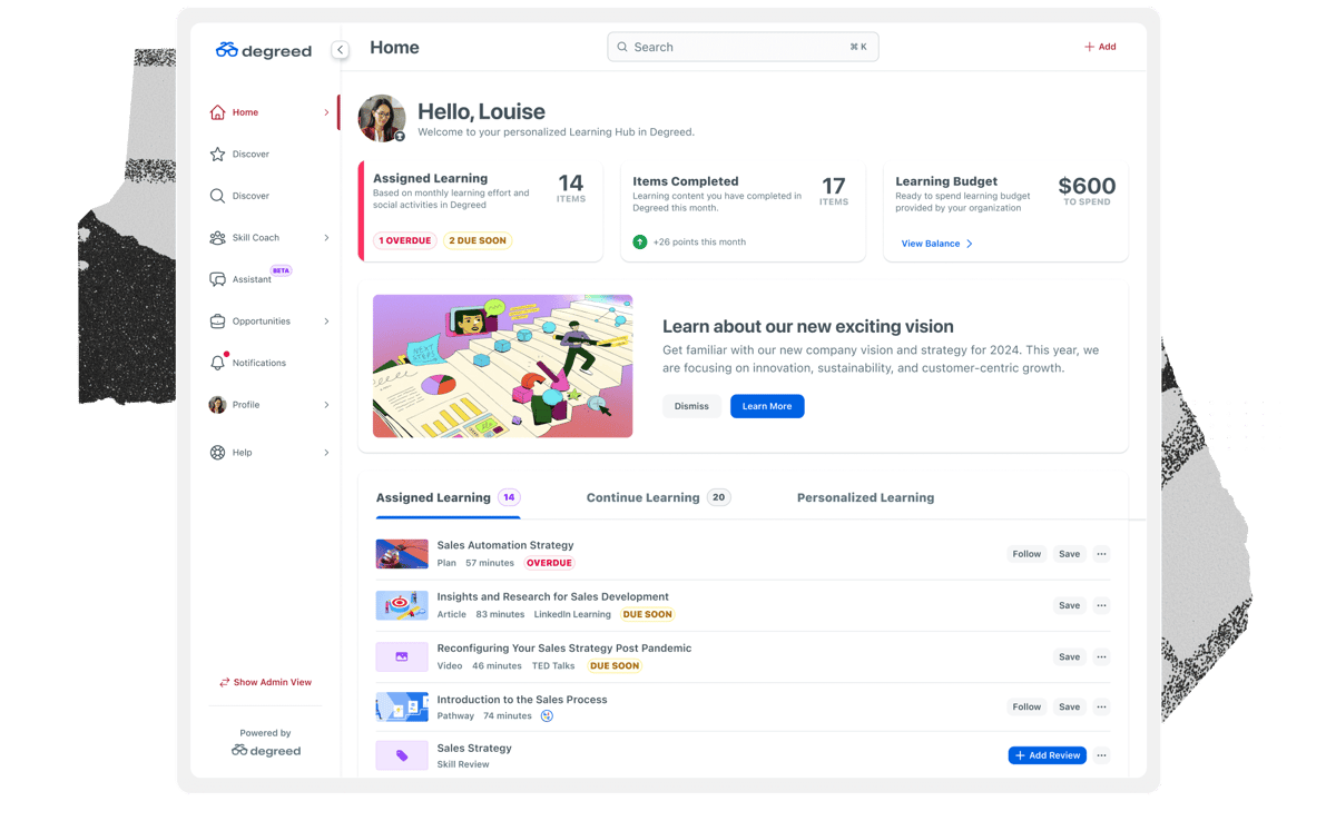 Skills are your competitive edge—build them smarter with Degreed Skills+
